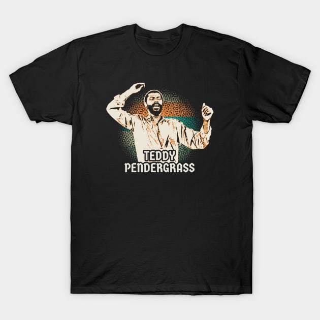 teddy pendergrass // vintage - retro T-Shirt by HANASUISI